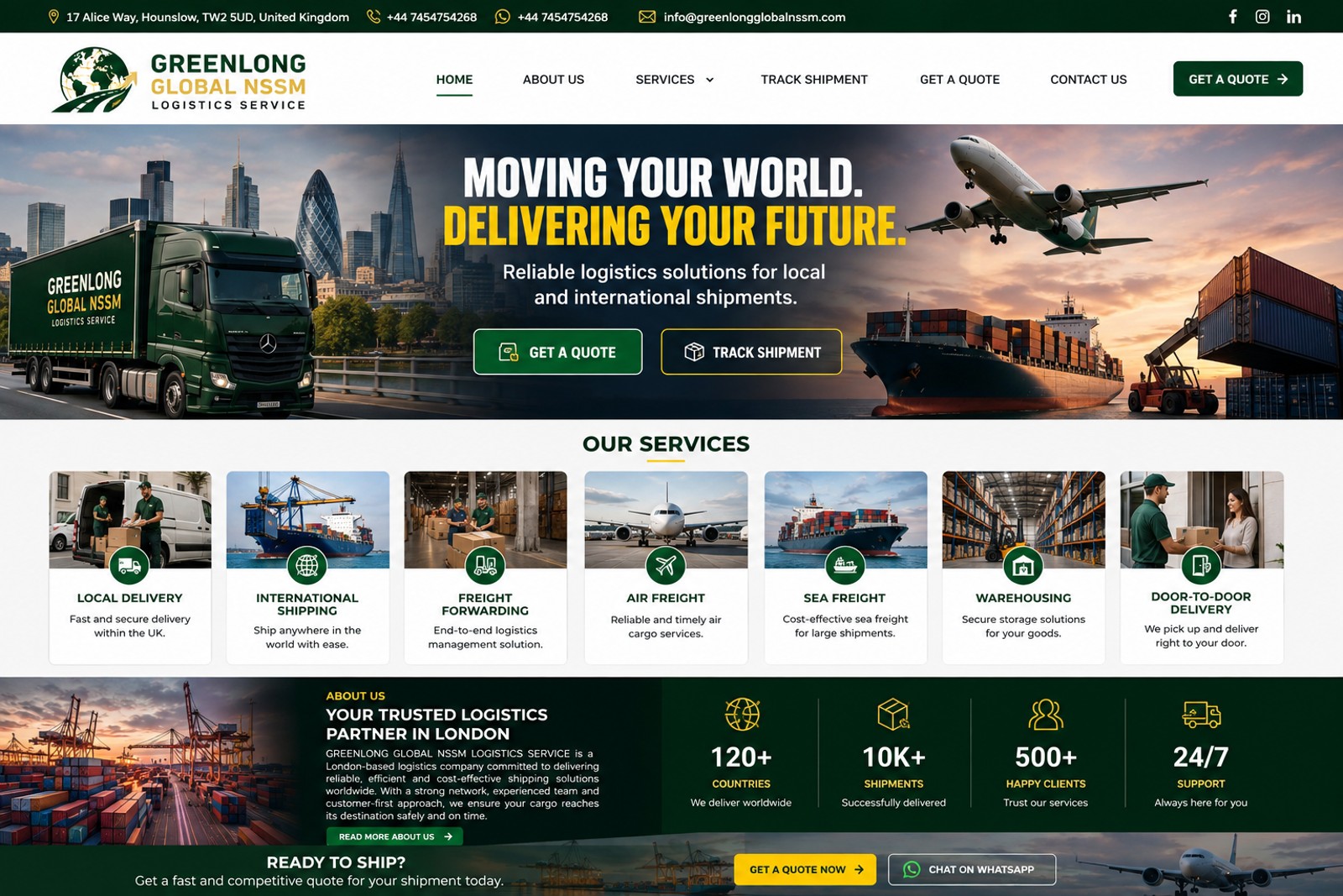 GREENLONG GLOBAL NSSM logistics operations